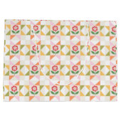 Sac cadeau courtepoint en patchwork floral joli (Dos)