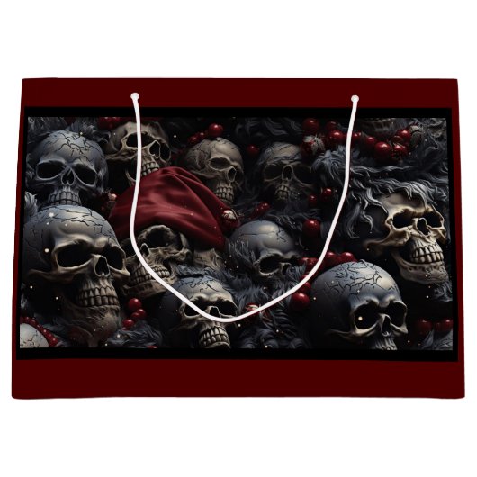 Sac cadeau crâne de vacances (Devant)