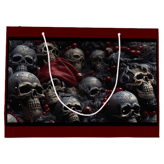 Sac cadeau crâne de vacances (Dos)