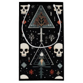 Sac cadeau crâne et arbre (Dos)