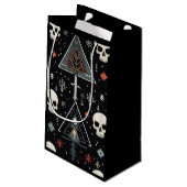 Sac cadeau crâne et arbre (Dos Angle)