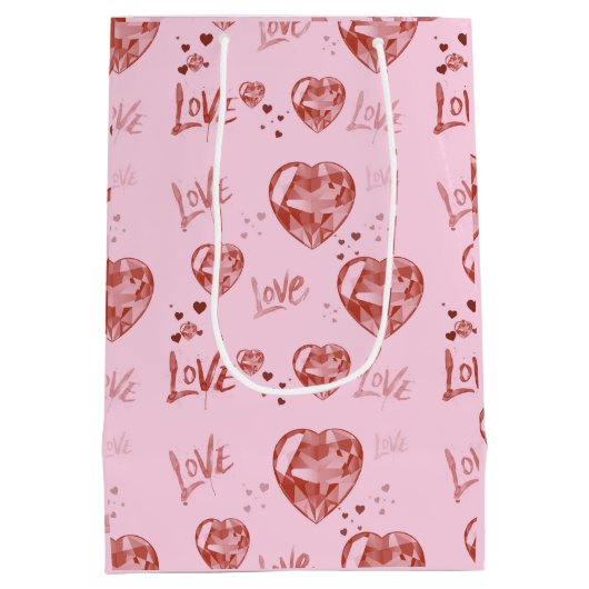 Sac cadeau Crystal Hearts (Dos)