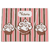 Sac cadeau Cupcake personnalisé (Devant)
