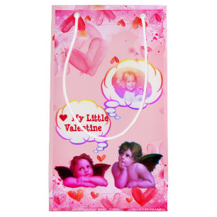 Sac Cadeau Customisé AMOUR MON PETIT VALENTINE Cherub Angels