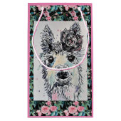 Sac Cadeau Cute Alpacca Llama Aquarelle Art (Dos)