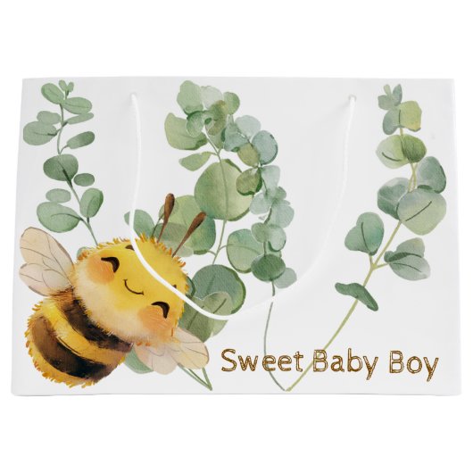 Sac cadeau d'abeille sucrée (Devant)