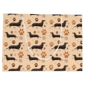 Sac cadeau Dachshund Chien Paws (Dos)
