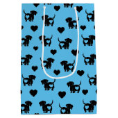 Sac cadeau Dachshund Love (Dos)
