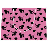 Sac cadeau Dachshund Love (Devant)