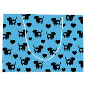 Sac cadeau Dachshund Love (Dos)