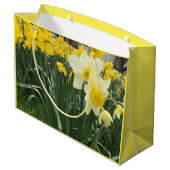 Sac Cadeau Daffodique de printemps grand (Dos Angle)