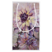 SAC CADEAU DAHLIA FLEURS (Devant)