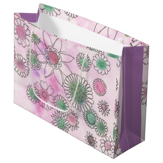 Sac cadeau Daisy Crazy (Devant Angle)