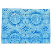 Sac cadeau Damask bleu (Dos)