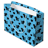 Sac cadeau d'amour de teckel (Dos Angle)