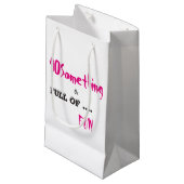 Sac cadeau d'anniversaire 40 ans (Devant Angle)