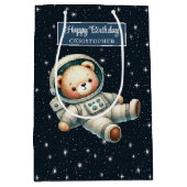 Sac cadeau d'anniversaire avec astronaute Teddy Be (Devant)