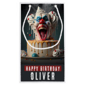 Sac cadeau d'anniversaire clown effrayant (Dos)