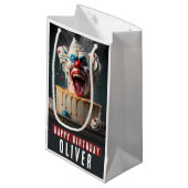 Sac cadeau d'anniversaire clown effrayant (Devant Angle)