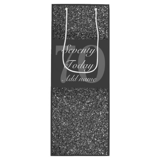 sac cadeau d'anniversaire d'anniversaire personnal (Devant)