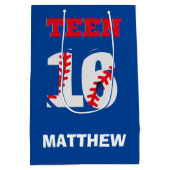 sac cadeau d'anniversaire de base-ball sport Ado (Dos)