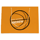 Sac cadeau d'anniversaire de basket-ball (Devant)