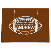 Sac cadeau d'anniversaire de football (Devant)