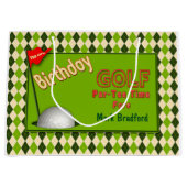 SAC CADEAU D'ANNIVERSAIRE DE GOLF (Devant)