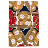 Sac cadeau d'anniversaire de la fête de baseball (Devant)