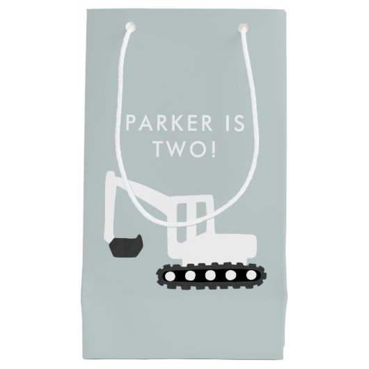 Sac cadeau d'anniversaire de la fête de Digger (Devant)