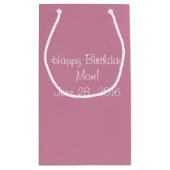 Sac cadeau d'anniversaire de la grappe d'orchidées (Dos)