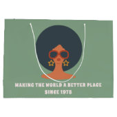 Sac cadeau d'anniversaire des années 1970 (Dos)