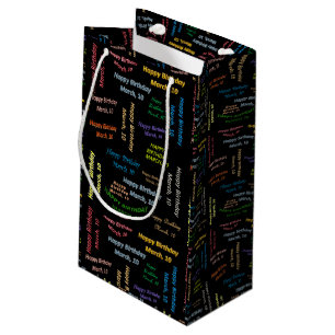 Sac cadeau d'anniversaire du 10 mars