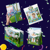 Sac cadeau d'anniversaire Éffrayant bébé Dino thèm