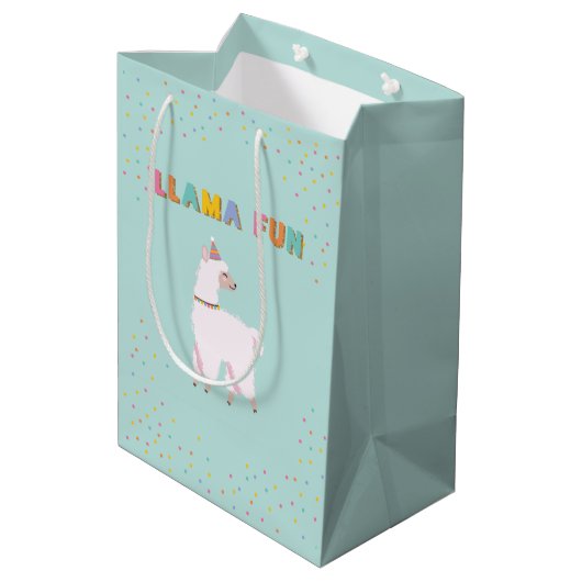 Sac cadeau d'anniversaire Llama Fun (Dos Angle)