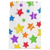 Sac cadeau d'anniversaire Multi Color Star (Dos)
