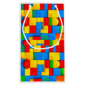 Sac cadeau d'anniversaire pour blocs de bâtiment c (Dos)