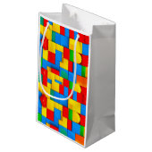 Sac cadeau d'anniversaire pour blocs de bâtiment c (Dos Angle)