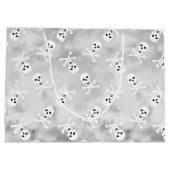 Sac cadeau d'anniversaire pour le crâne et les os (Dos)