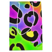 Sac cadeau d'anniversaire Rainbow Cheetah Leopard (Devant)