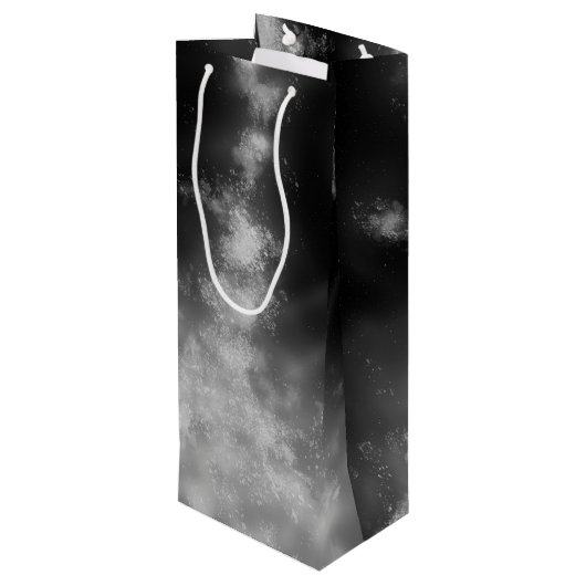 Sac cadeau d'anniversaire Starry Night Sky Monochr (Dos Angle)