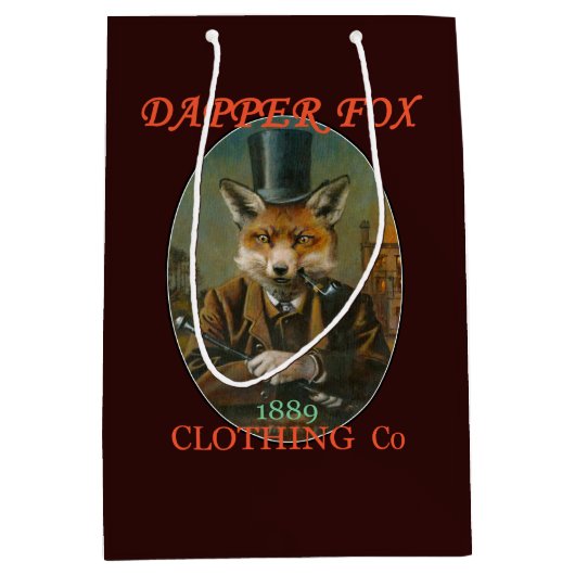Sac cadeau Dapper Fox (Devant)