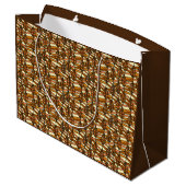 Sac cadeau d'automne rétro (Dos Angle)