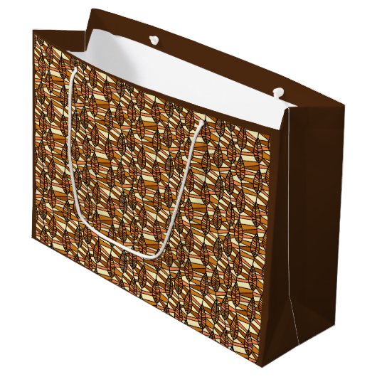 Sac cadeau d'automne rétro (Devant Angle)