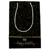 Sac cadeau de 30e anniversaire de parties scintill (Devant)