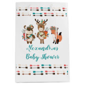 Sac cadeau de Baby shower pour animaux tribaux de  (Devant)