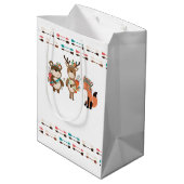 Sac cadeau de Baby shower pour animaux tribaux de  (Dos Angle)