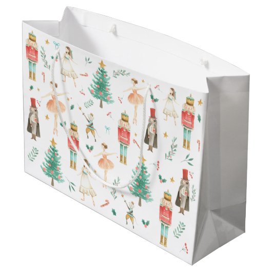 Sac cadeau de ballet Nutcracker Images (Dos Angle)
