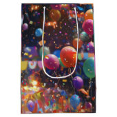 Sac cadeau de ballons d'anniversaire (Dos)