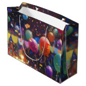 Sac cadeau de ballons d'anniversaire (Dos Angle)